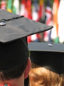 Person in graduation cap