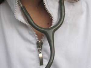 Close up of stethoscope 