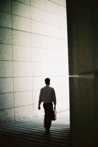 Business Man Walking